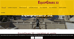 Desktop Screenshot of equipgrues32.com